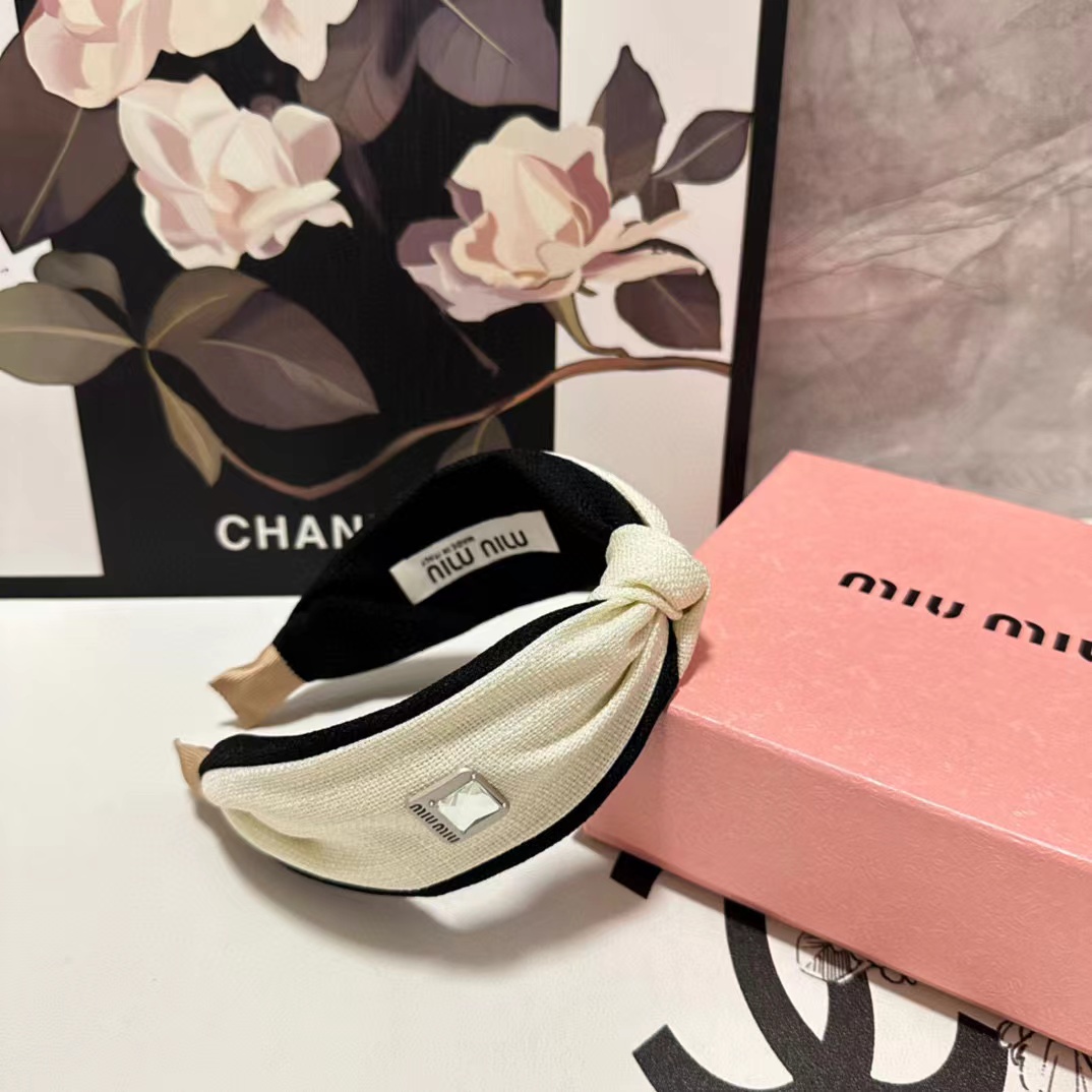 M1UM1U シンプルなカラーマッチングのヘッドバンド【50％割引+送料無料】