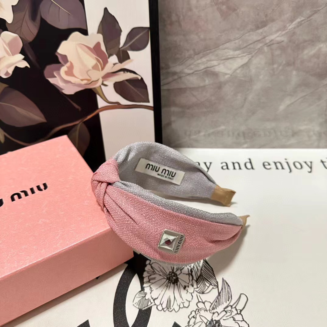 M1UM1U シンプルなカラーマッチングのヘッドバンド【50％割引+送料無料】