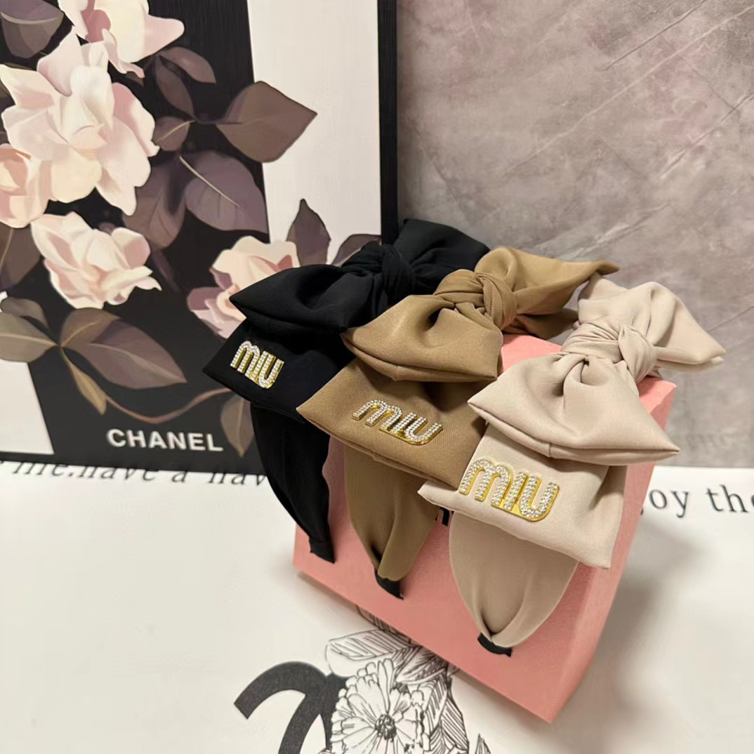 M1UM1U ボウ ヘッドバンド【50％割引+送料無料】