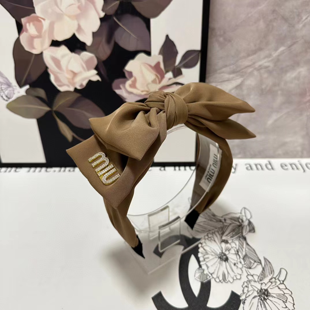 M1UM1U ボウ ヘッドバンド【50％割引+送料無料】