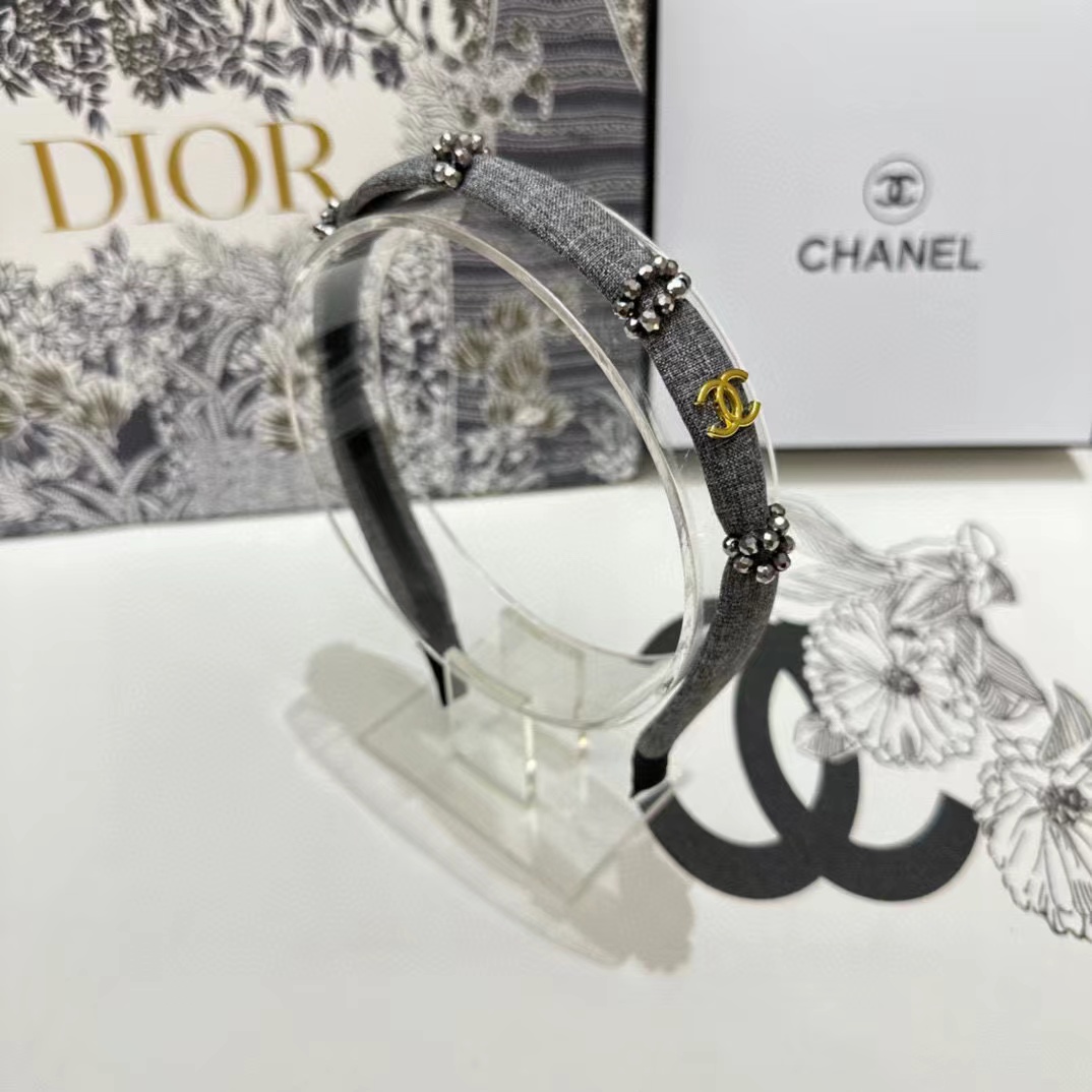 CHANE1 ダブル C ヘッドバンド【50％割引+送料無料】