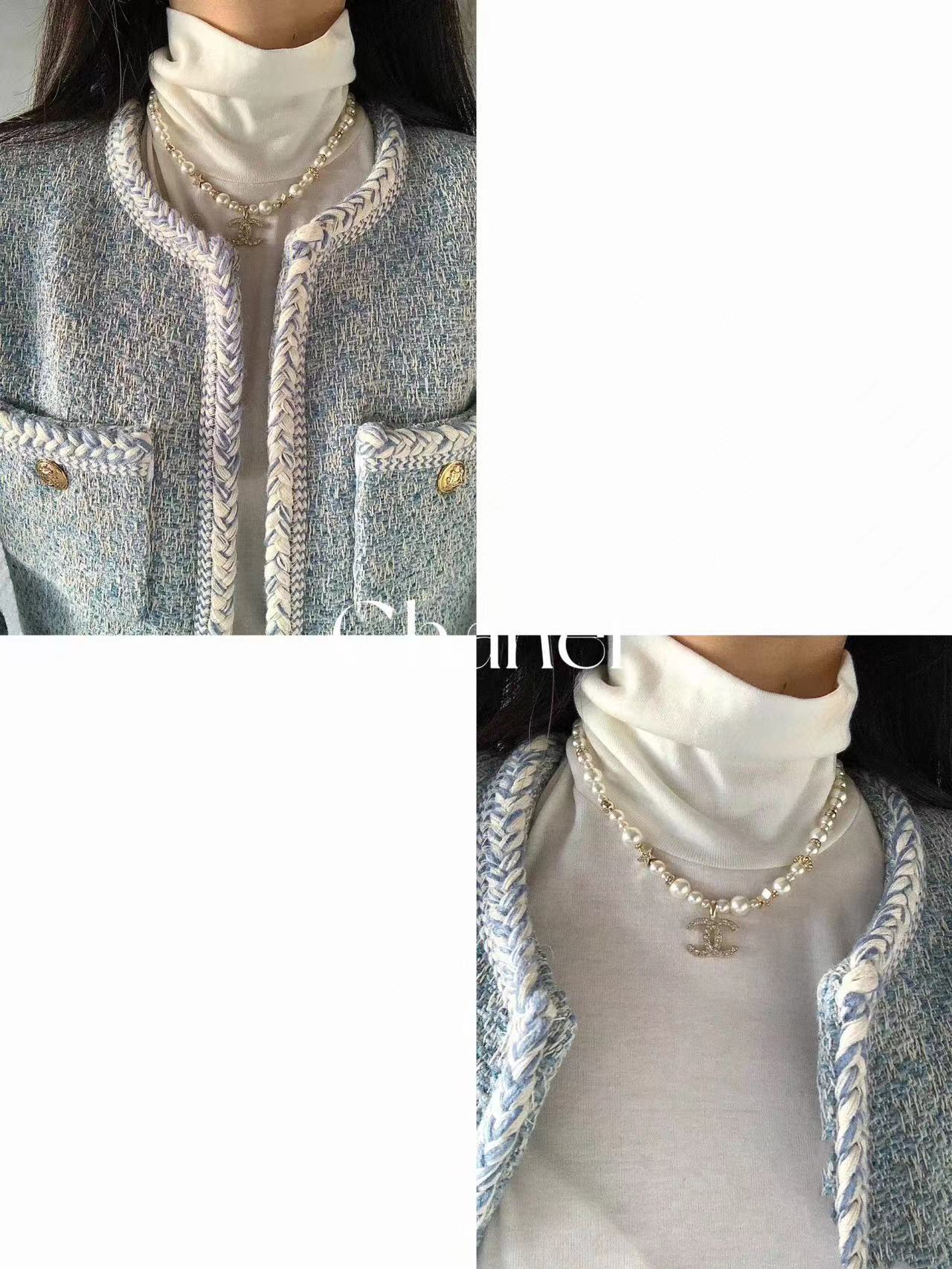 CHANE1 五芒星パールネックレス【 50％割引+送料無料】