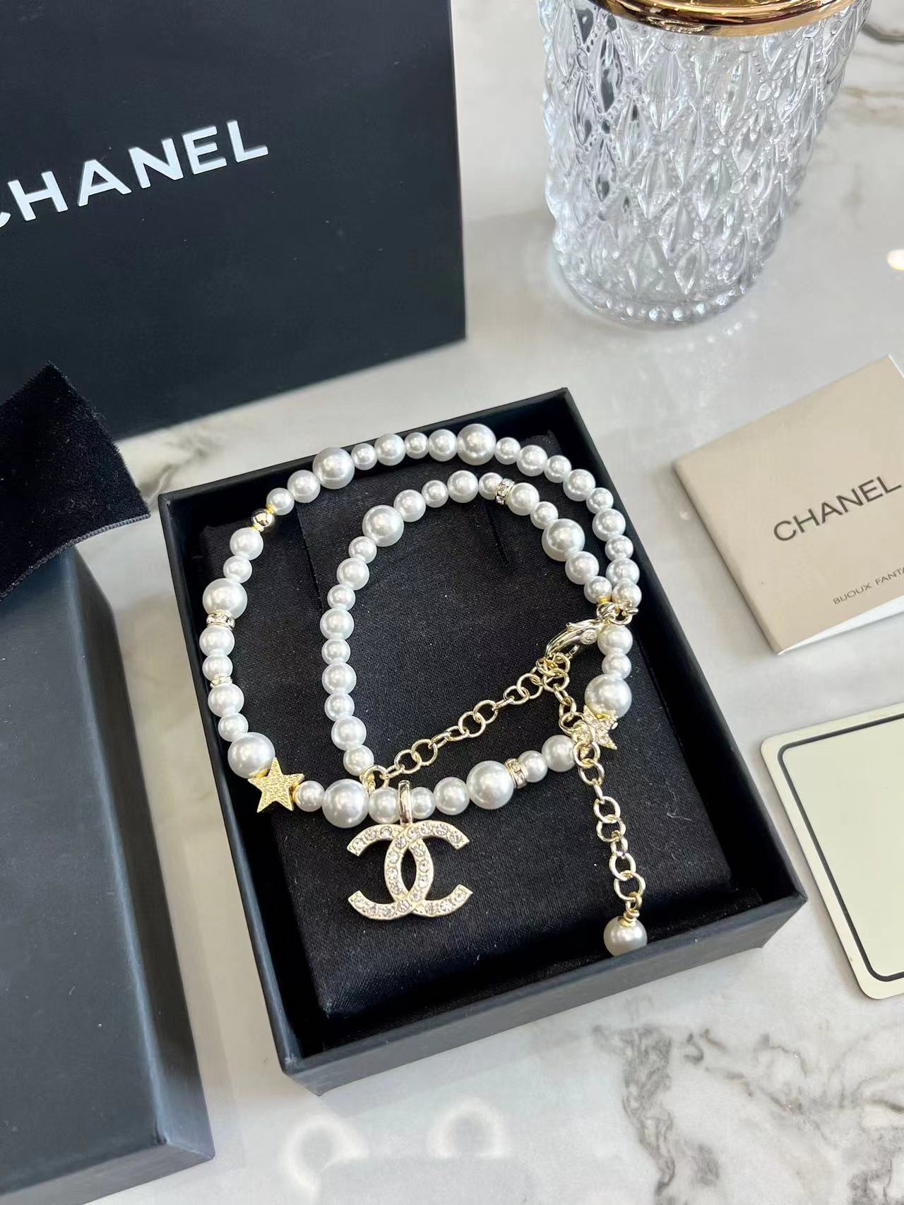 CHANE1 五芒星パールネックレス【 50％割引+送料無料】