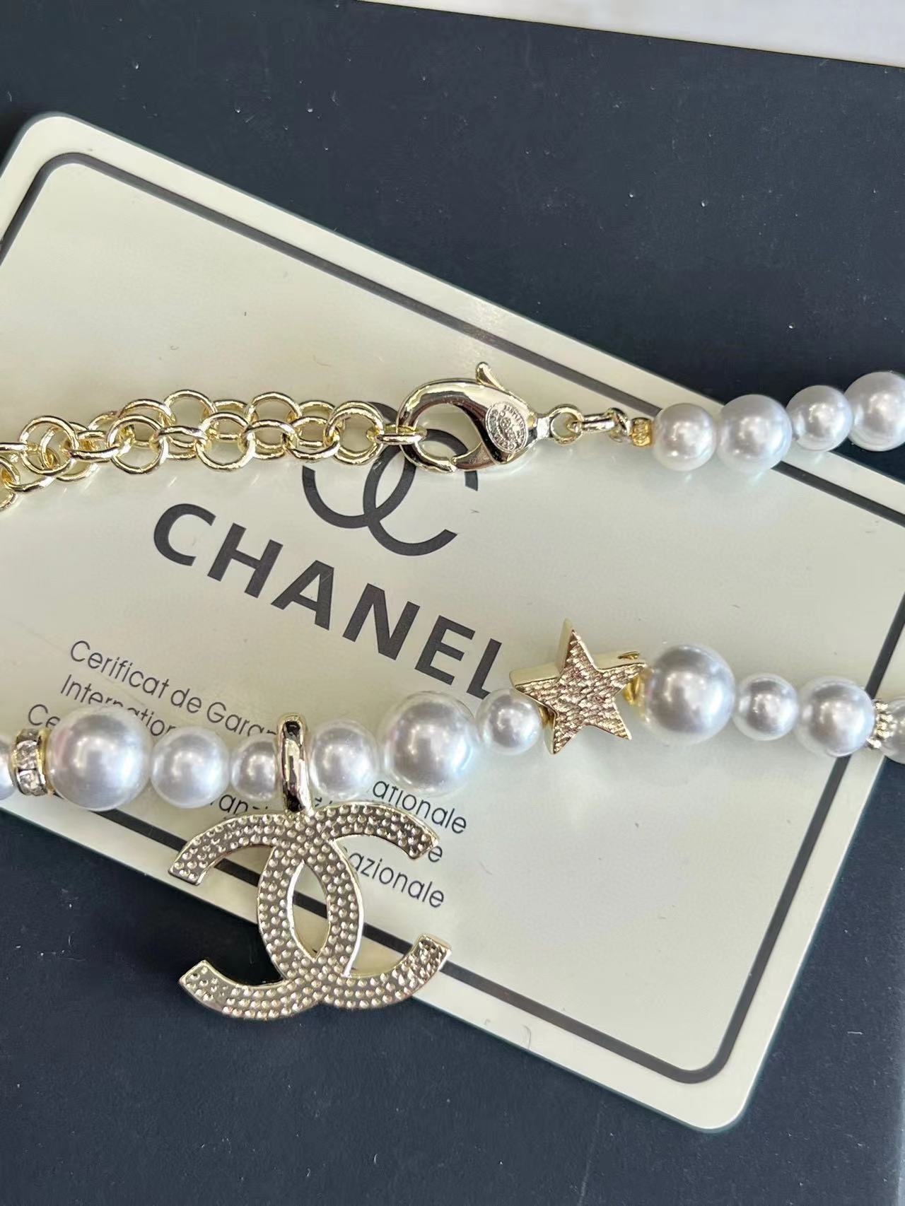 CHANE1 五芒星パールネックレス【 50％割引+送料無料】