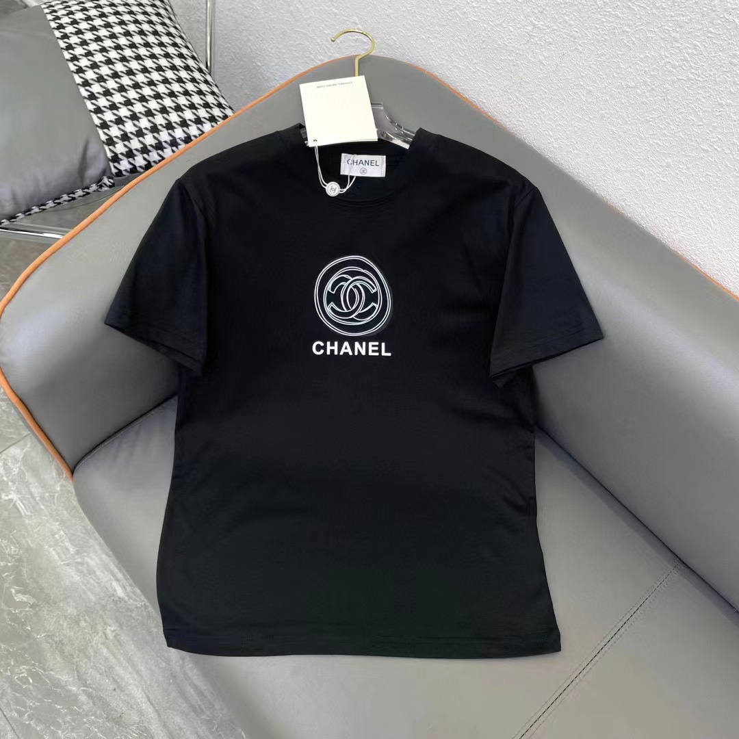 CHANE1 シンプル立体レターTシャツ【50％割引+送料無料】