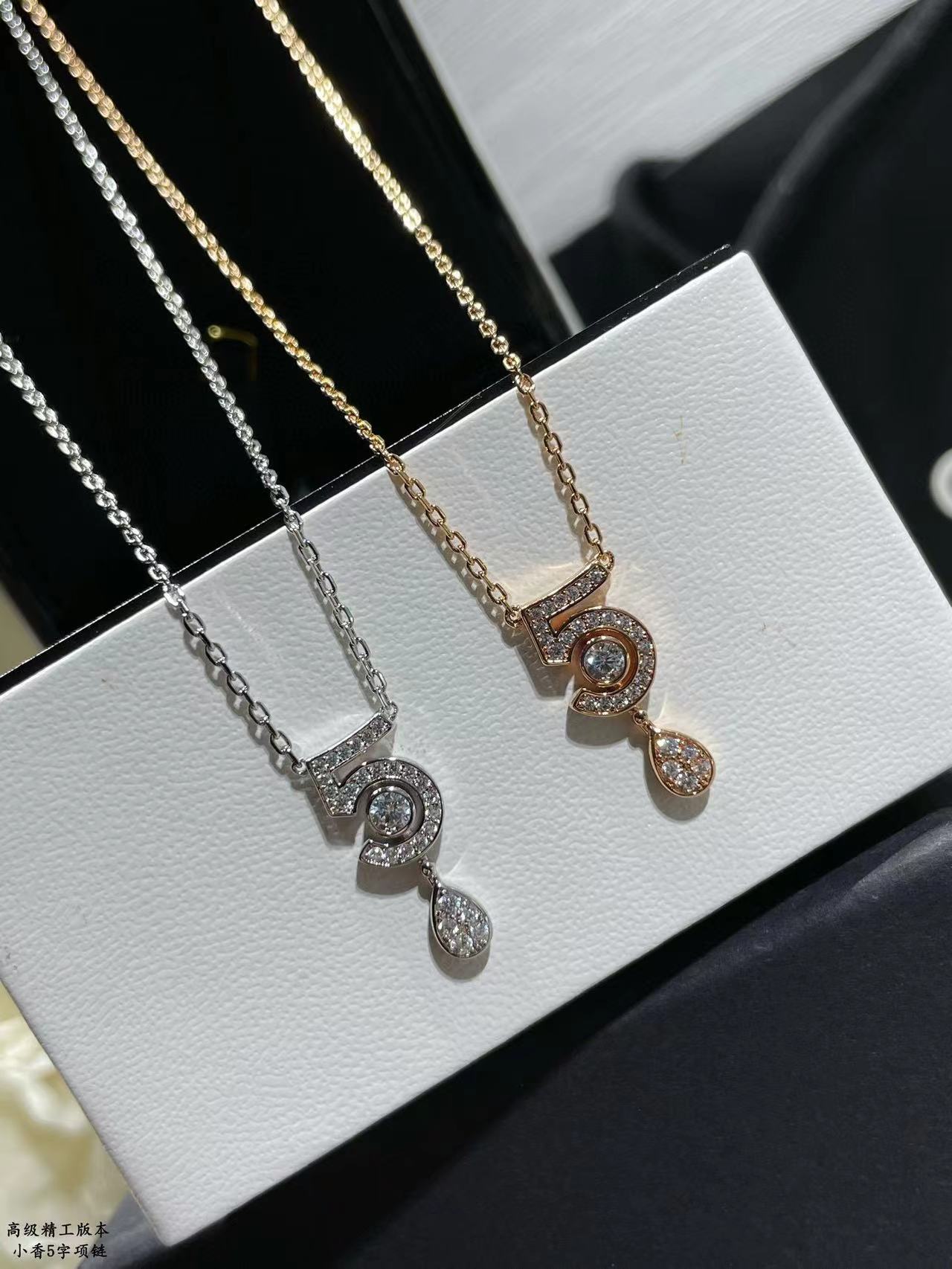 Van c1eef &Arpels 5シェイプダイヤモンドネックレス【50％割引+送料無料】