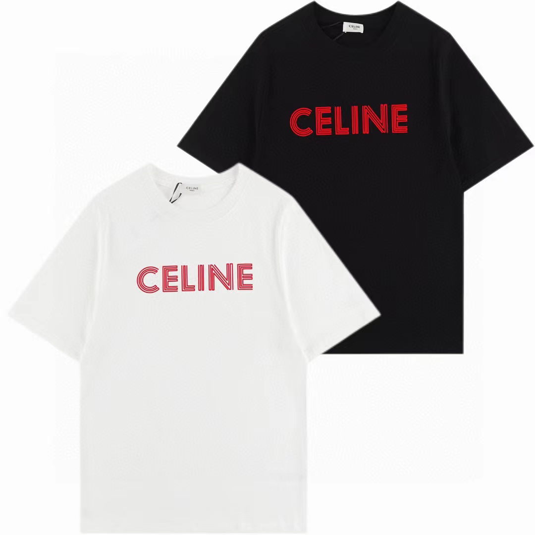 CEL1NE シンプルレターTシャツ【50％割引+送料無料】