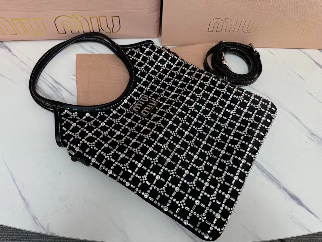 MIUMIU ダイヤモンド ハンドバッグ【50％割引+送料無料】