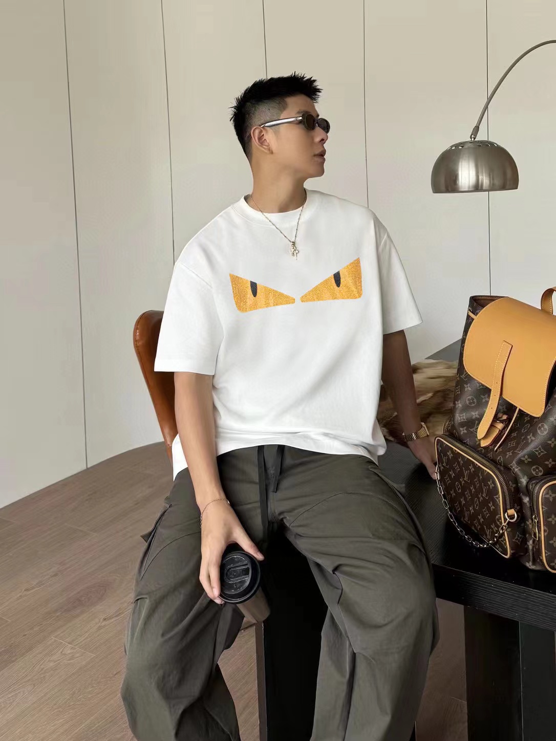 FEND1 ホットダイヤモンドクラフト メンズ Tシャツ【 50％割引+送料無料】