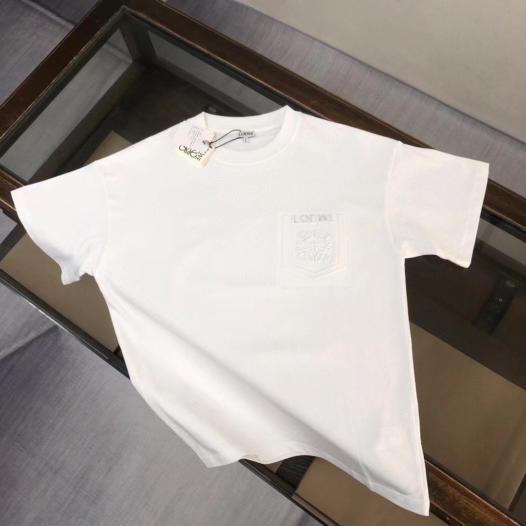 L0WEW シンプルレター メンズ Tシャツ【 50％割引+送料無料】