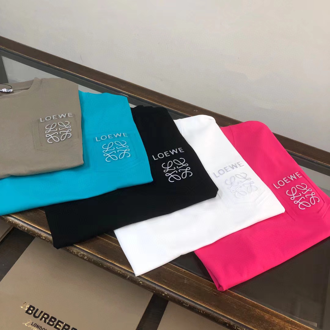 L0WEW シンプルレター メンズ Tシャツ【 50％割引+送料無料】