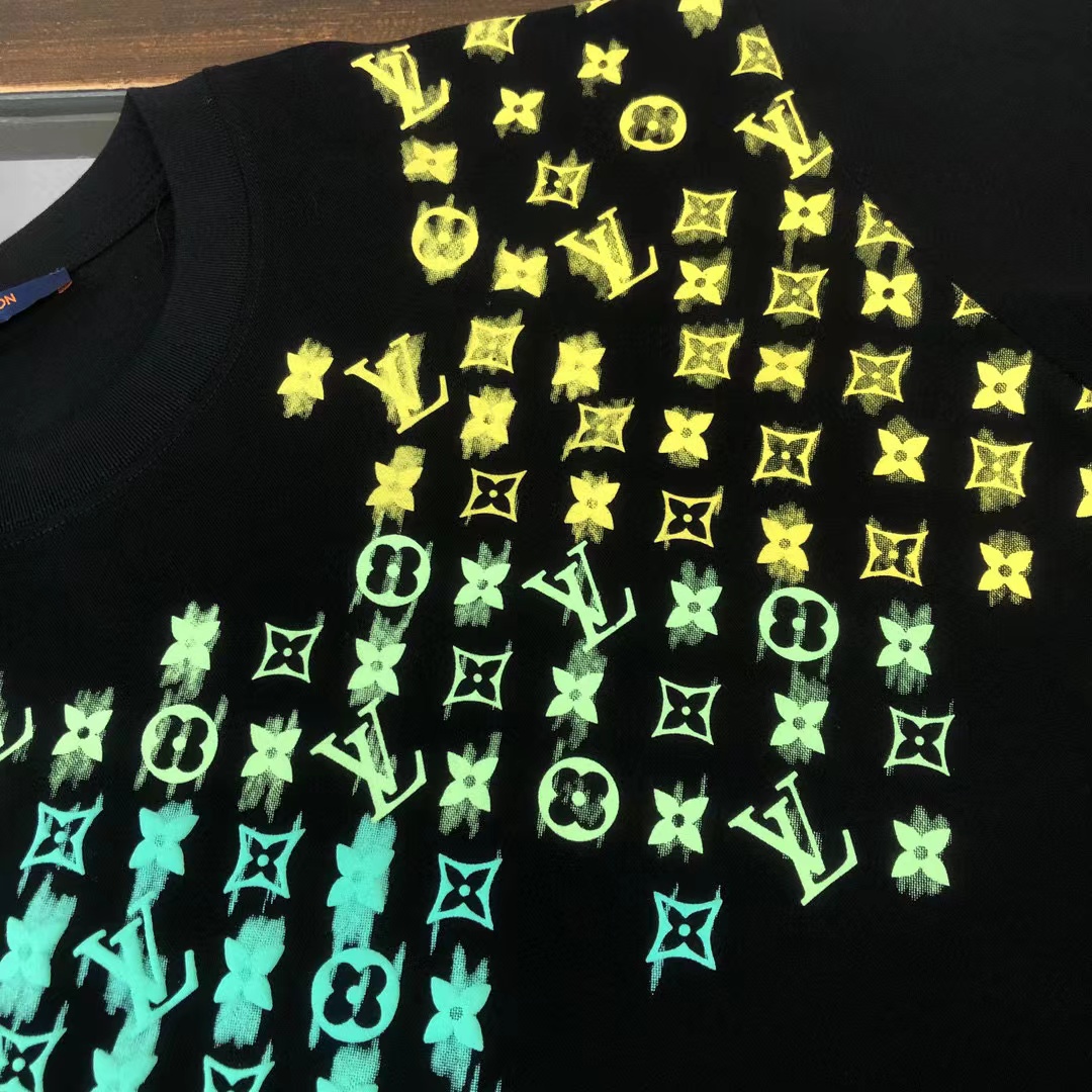 LV グラデーション メンズ T シャツ【 50％割引+送料無料】