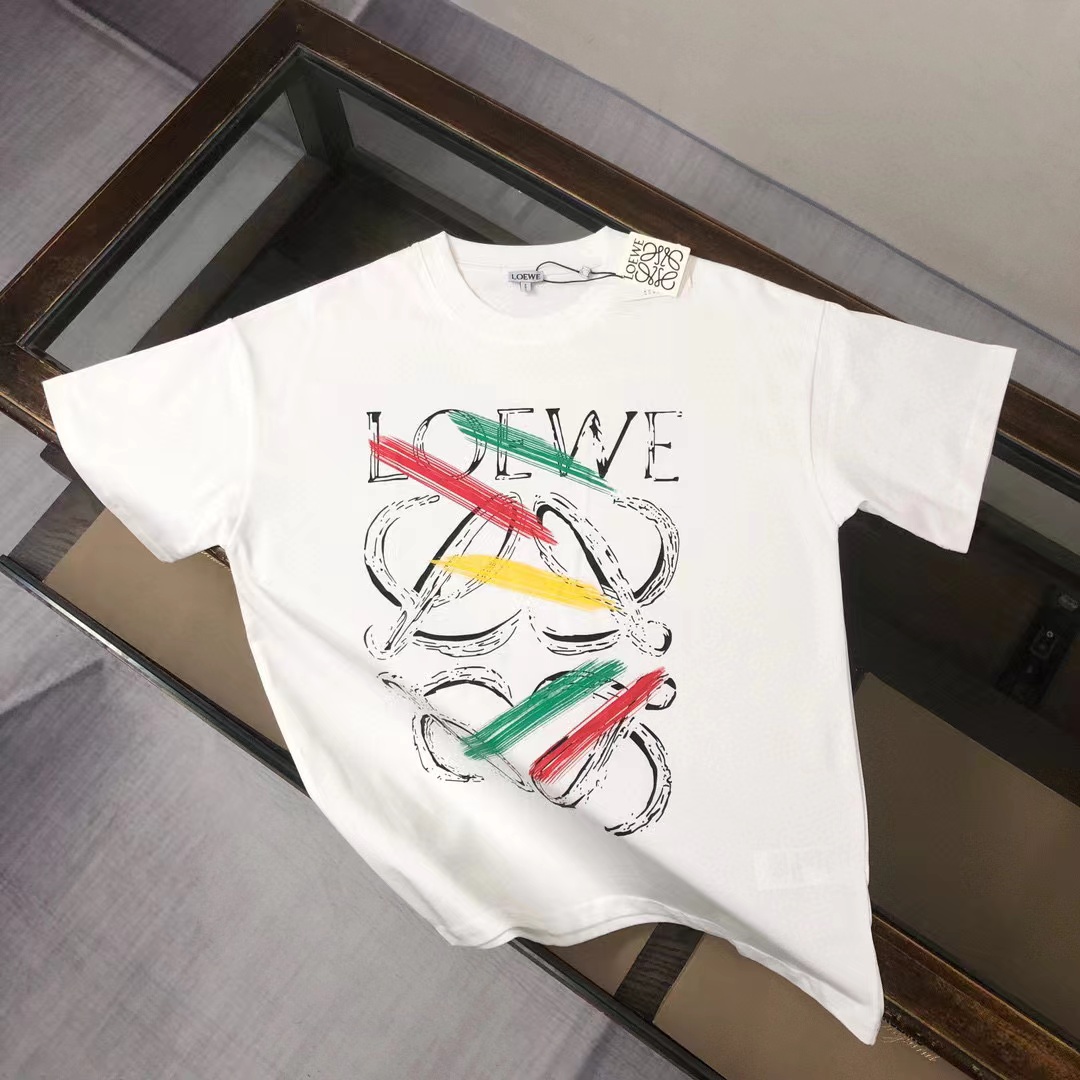 L0WEW グラフィティプリント クルーネック メンズ Tシャツ【 50％割引+送料無料】
