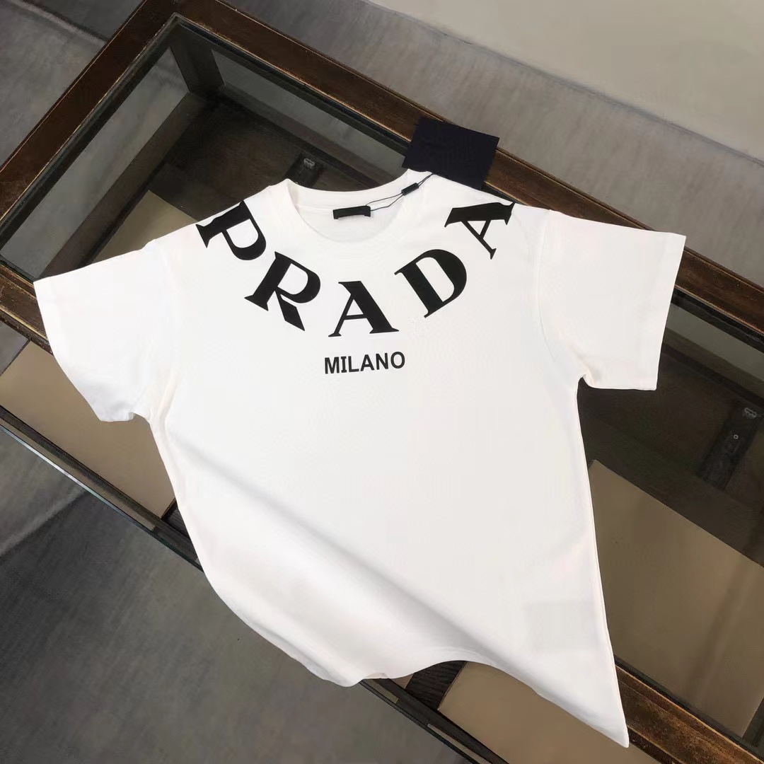 PR4DA シンプルレター メンズ Tシャツ【 50％割引+送料無料】