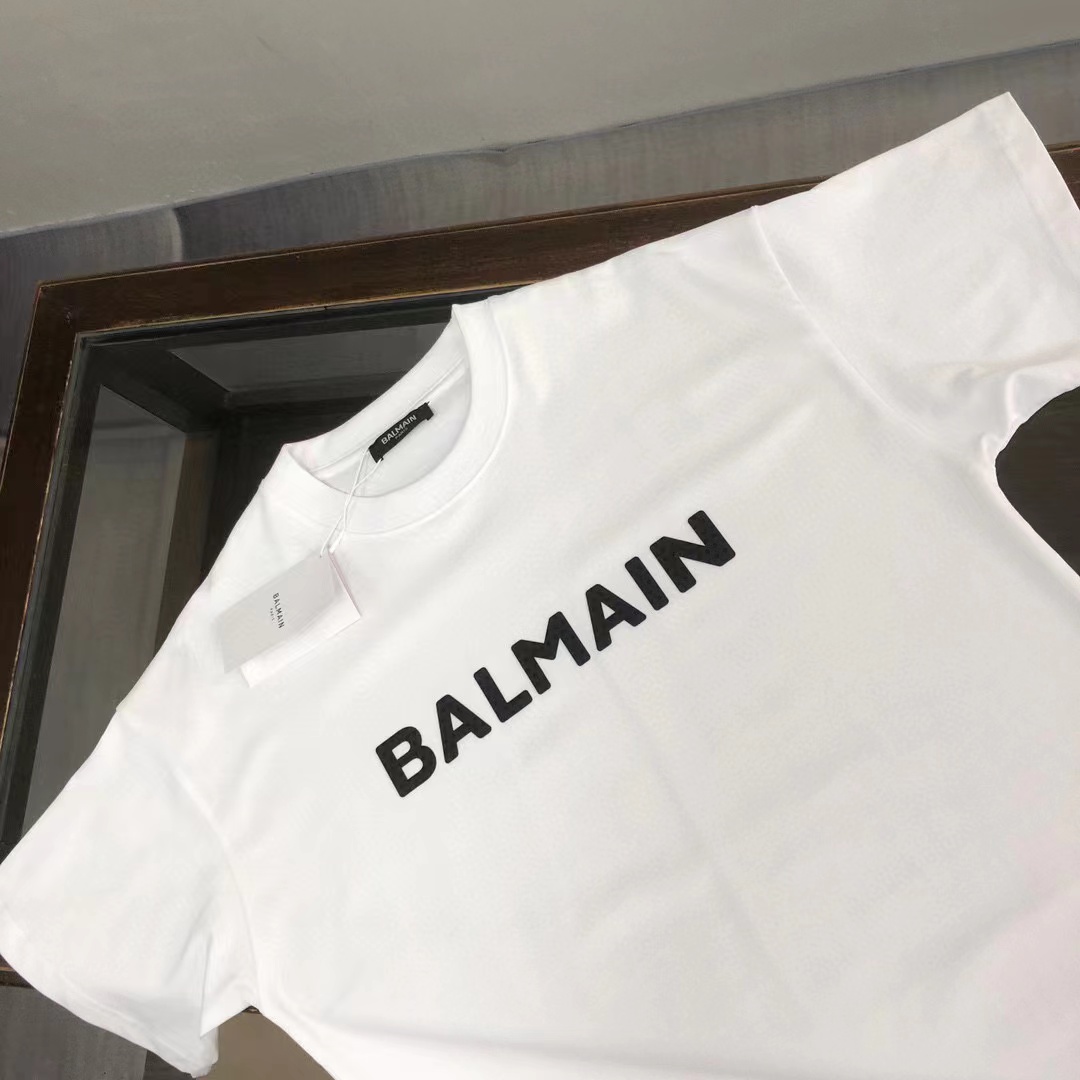 BALMA1N シンプルレター メンズ Tシャツ【 50％割引+送料無料】