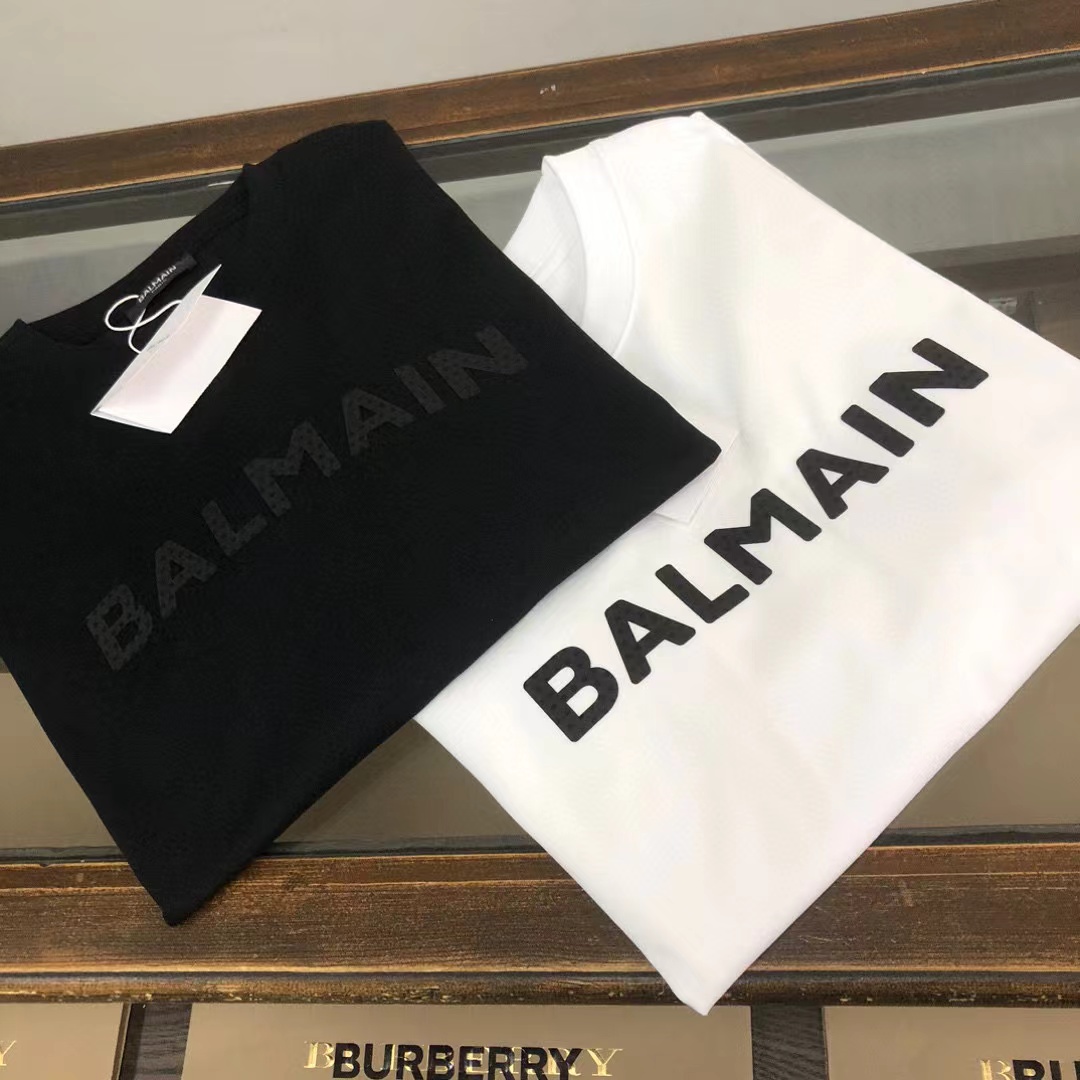 BALMA1N シンプルレター メンズ Tシャツ【 50％割引+送料無料】