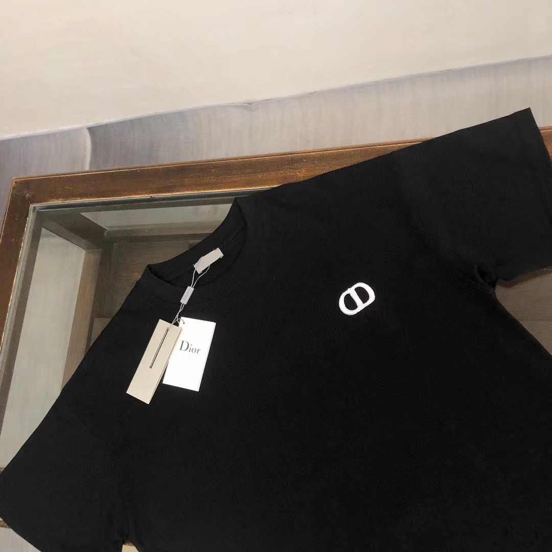 DI0R CD シンプル メンズ Tシャツ【 50％割引+送料無料】