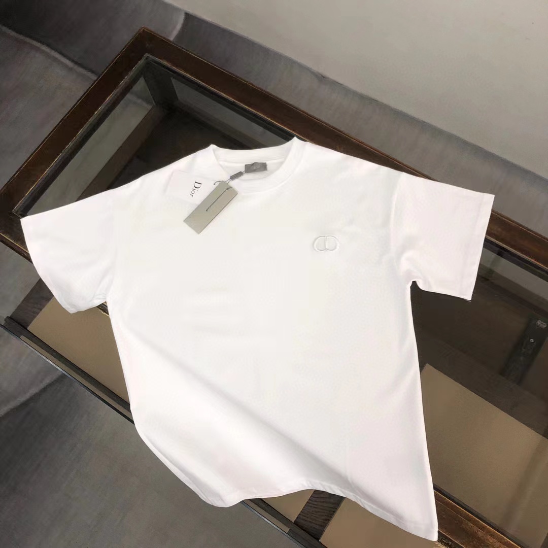 DI0R CD シンプル メンズ Tシャツ【 50％割引+送料無料】