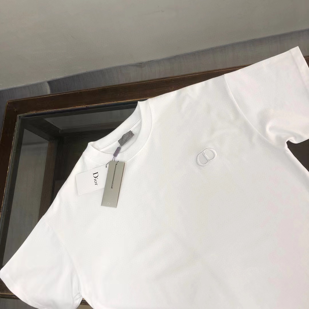 DI0R CD シンプル メンズ Tシャツ【 50％割引+送料無料】