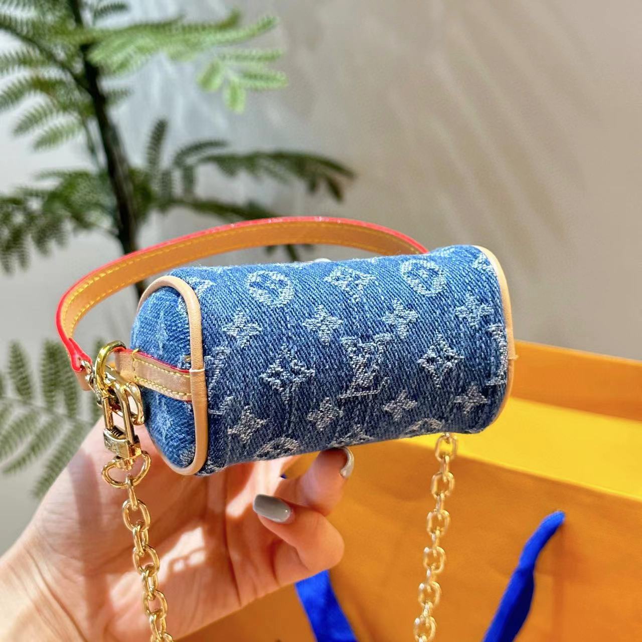 LV mini デニムハンドバッグ【50％割引+送料無料】