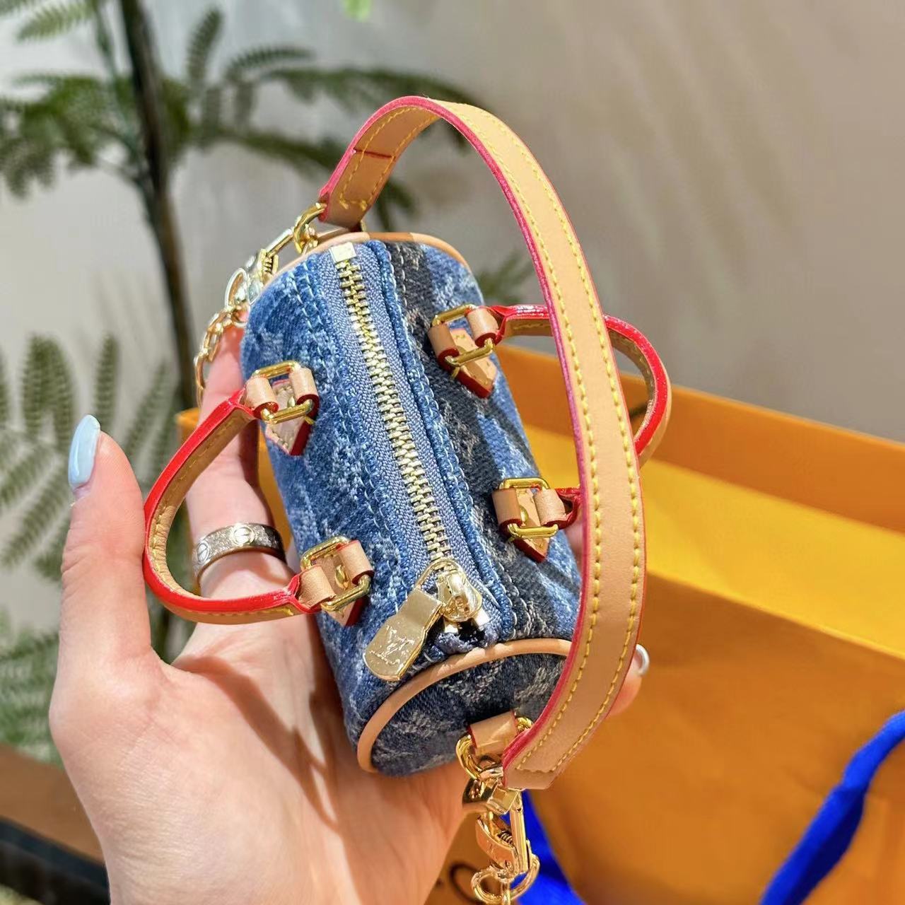 LV mini デニムハンドバッグ【50％割引+送料無料】