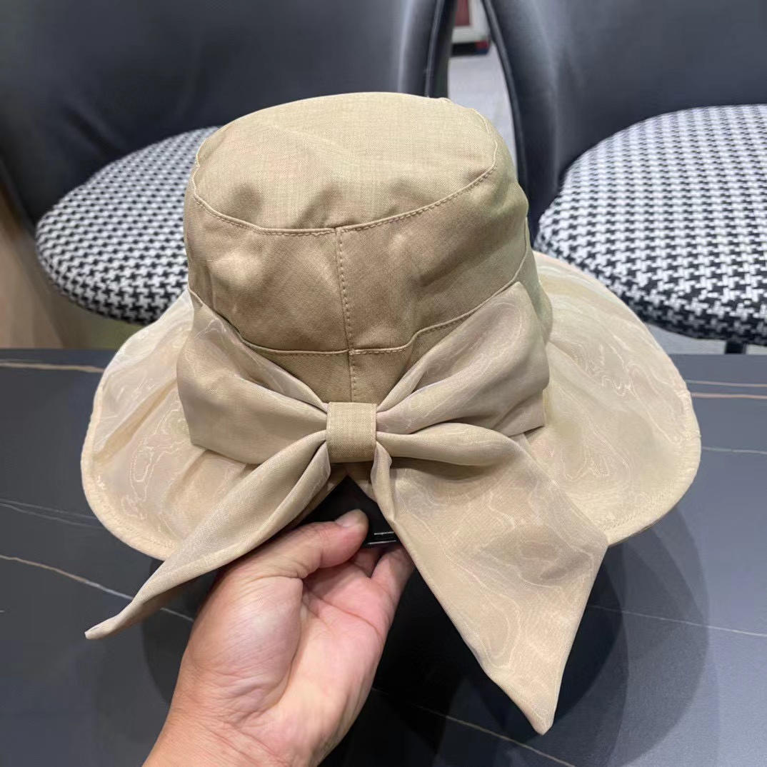 CHANE1 ダブル C ロゴ サンハット【50％割引+送料無料】