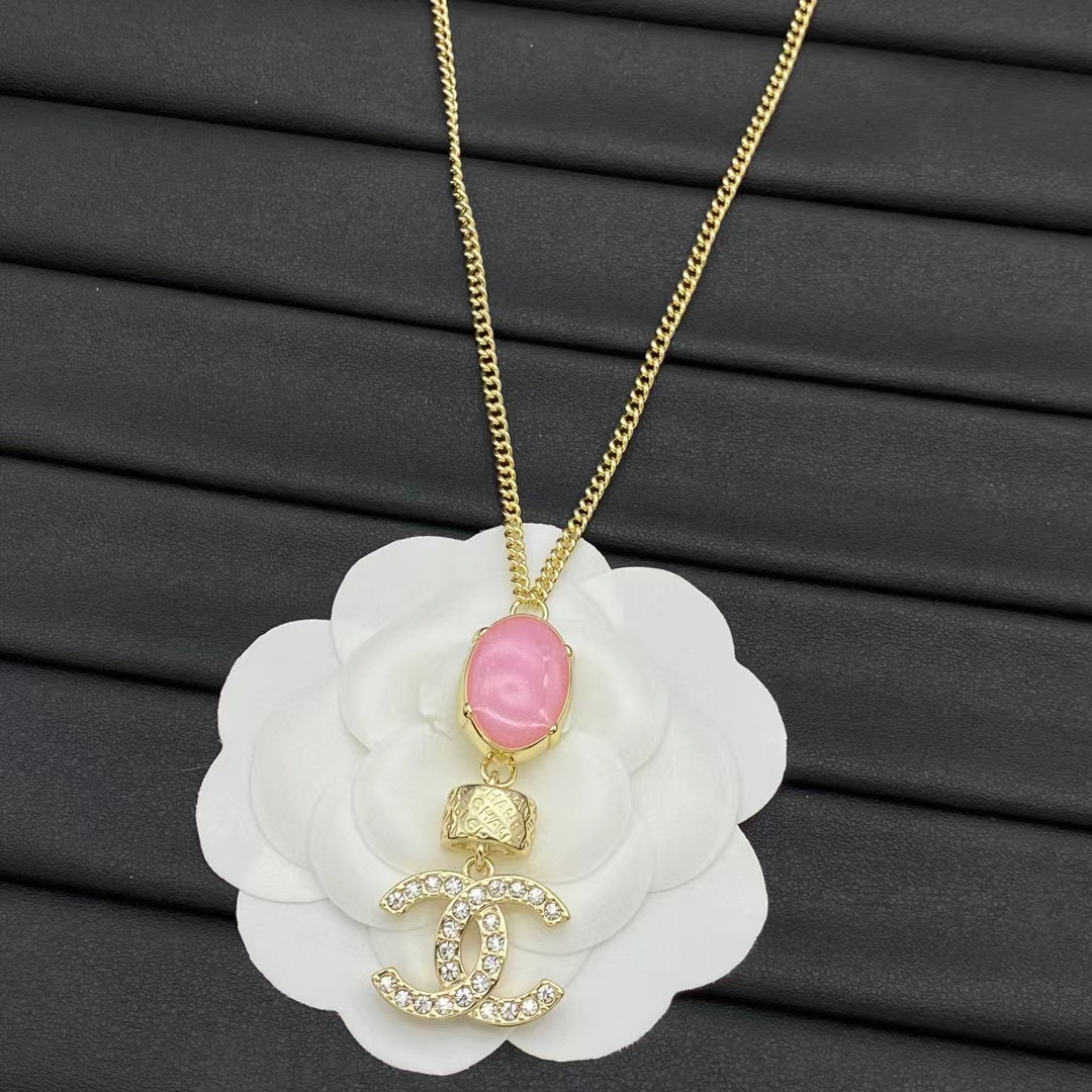 CHANE1 ダブルC ネックレス【50％割引+送料無料】