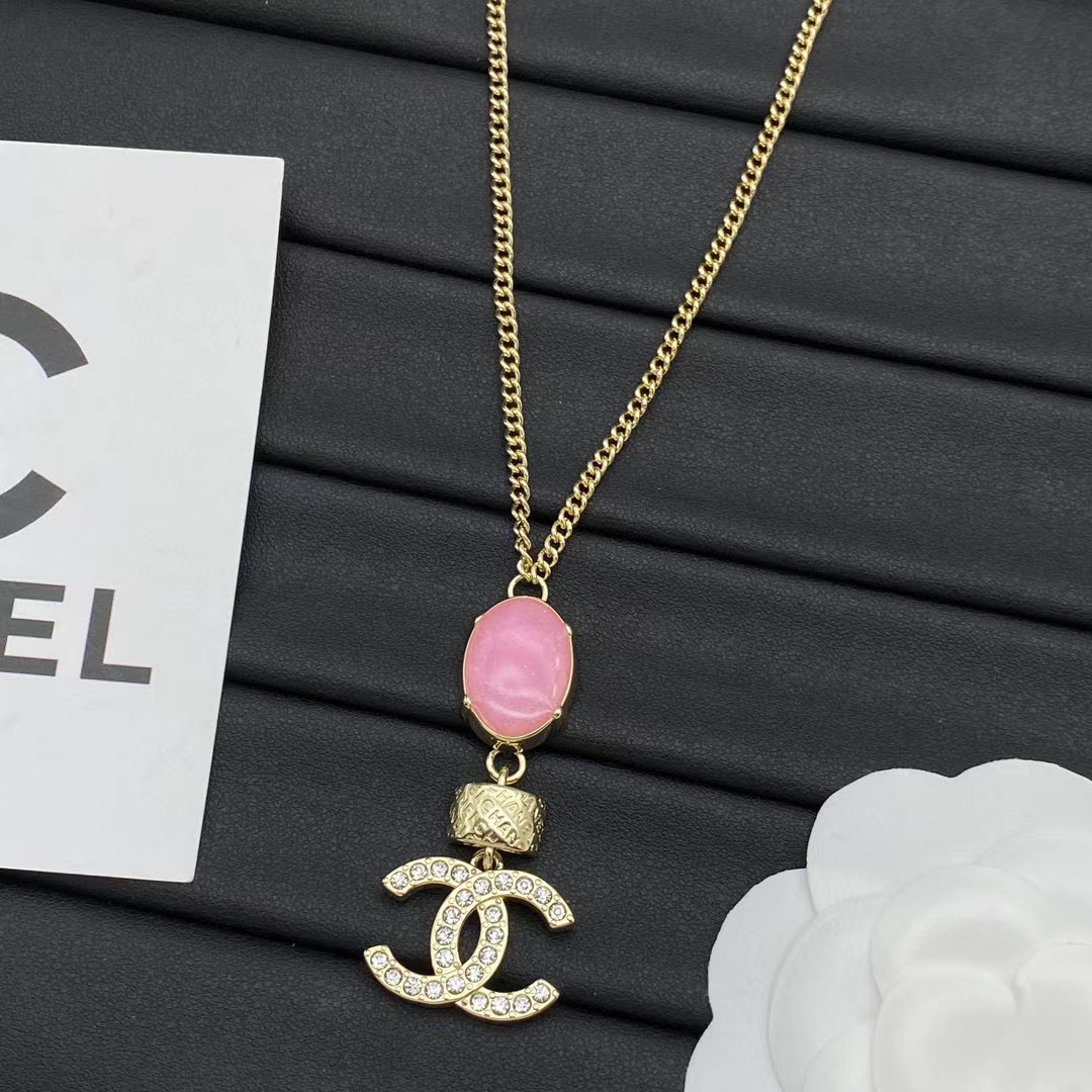 CHANE1 ダブルC ネックレス【50％割引+送料無料】