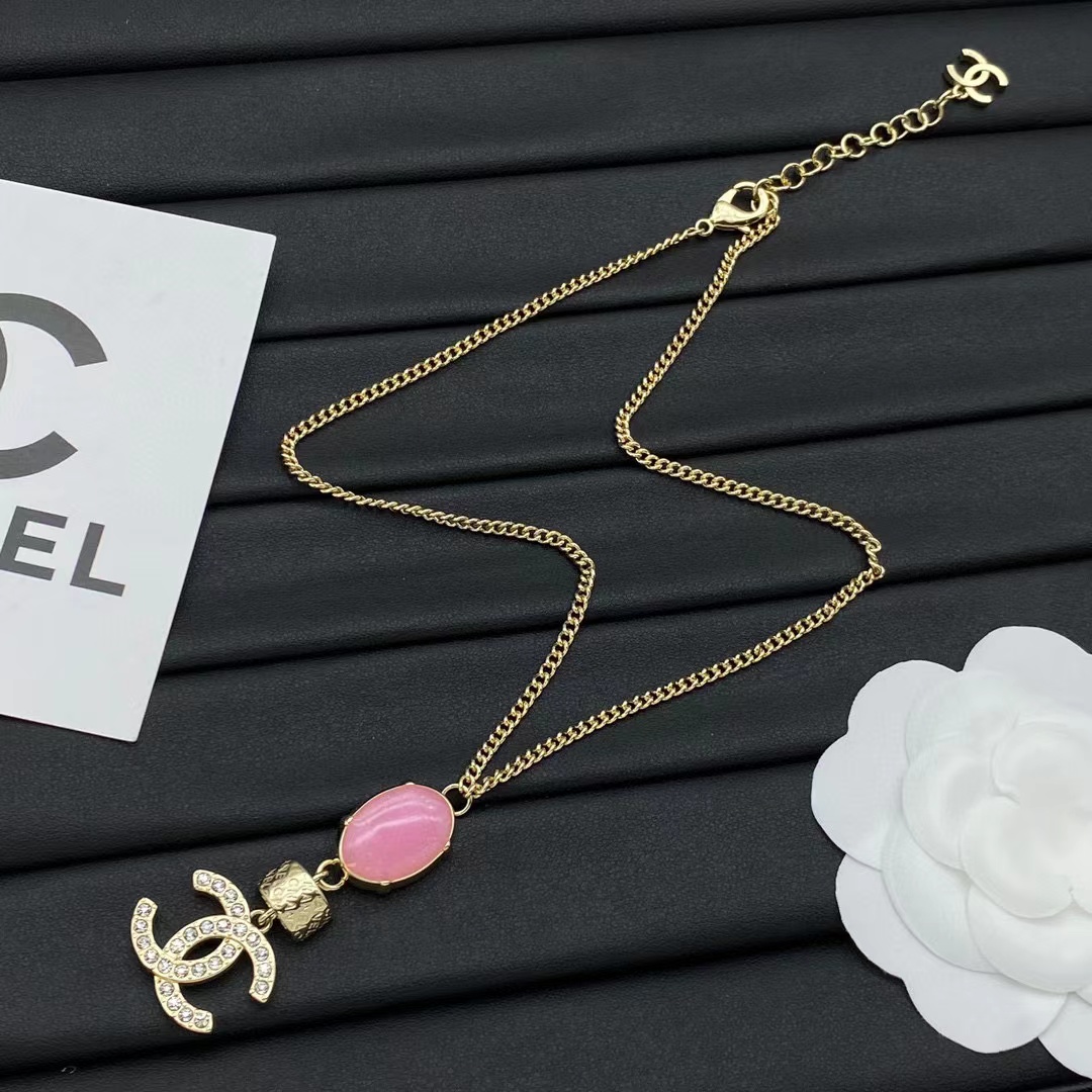 CHANE1 ダブルC ネックレス【50％割引+送料無料】