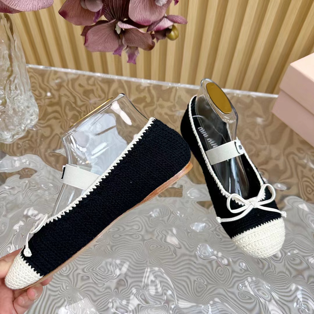 M1UM1U 高品質織りバレエシューズ【50％割引+送料無料】