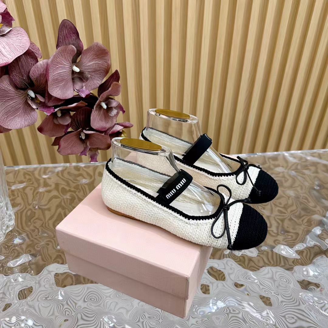 M1UM1U 高品質織りバレエシューズ【50％割引+送料無料】