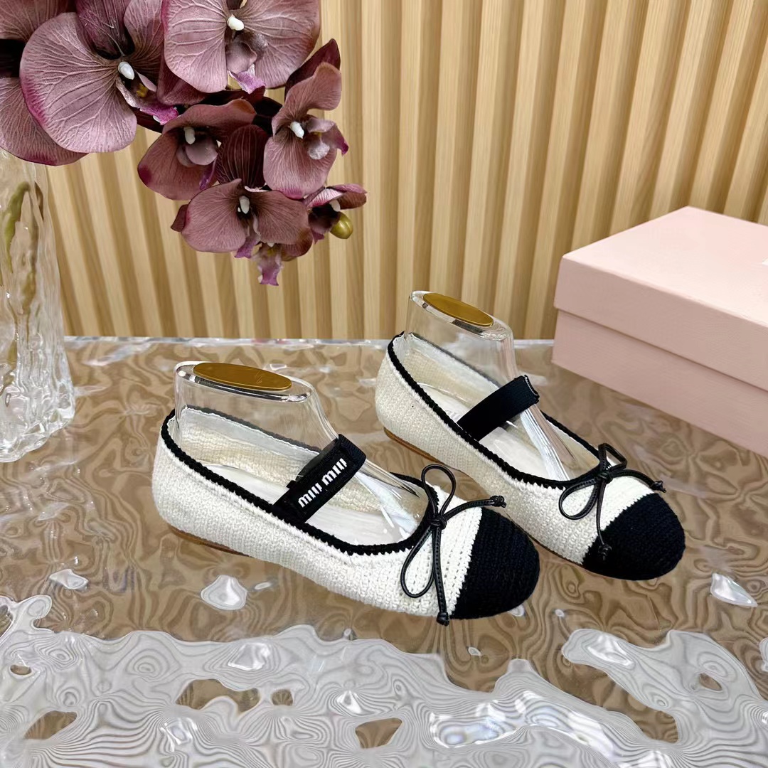 M1UM1U 高品質織りバレエシューズ【50％割引+送料無料】