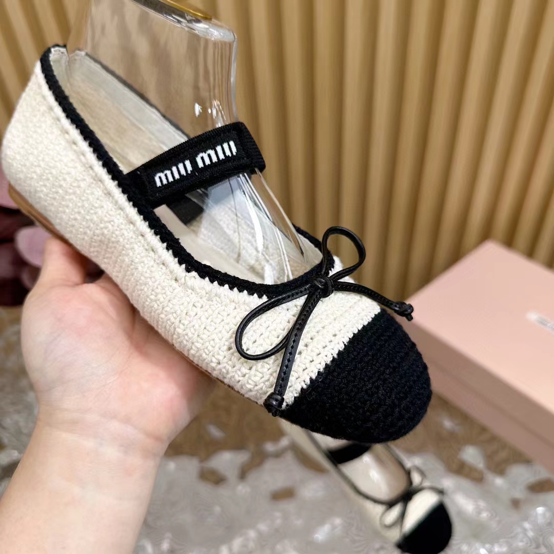 M1UM1U 高品質織りバレエシューズ【50％割引+送料無料】