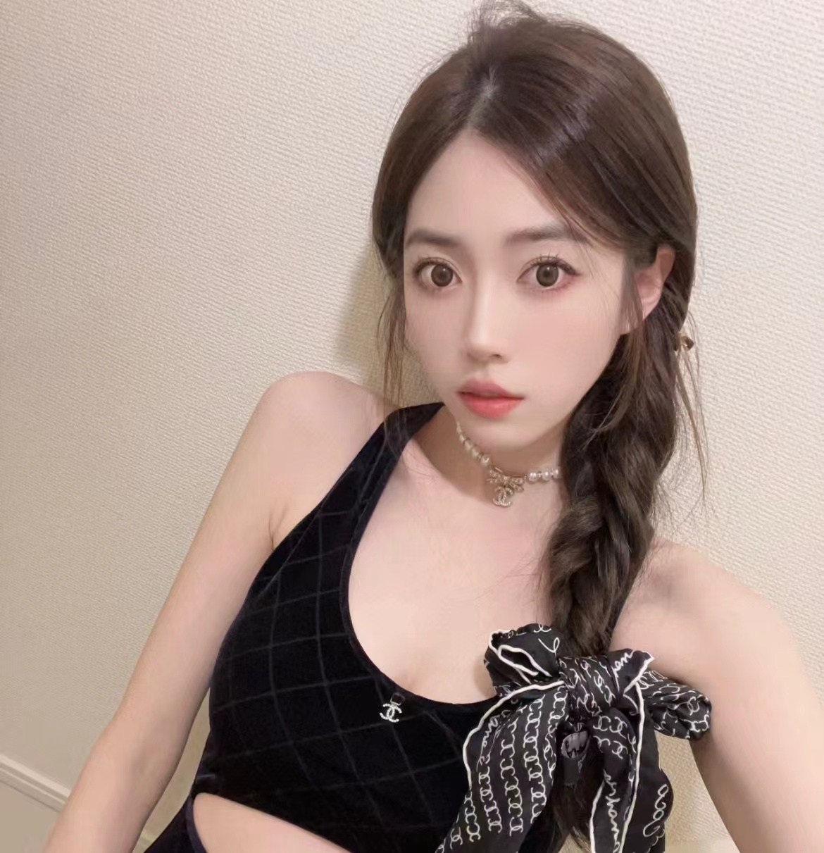 CHANE1 ボウパールネックレス【50％割引+送料無料】