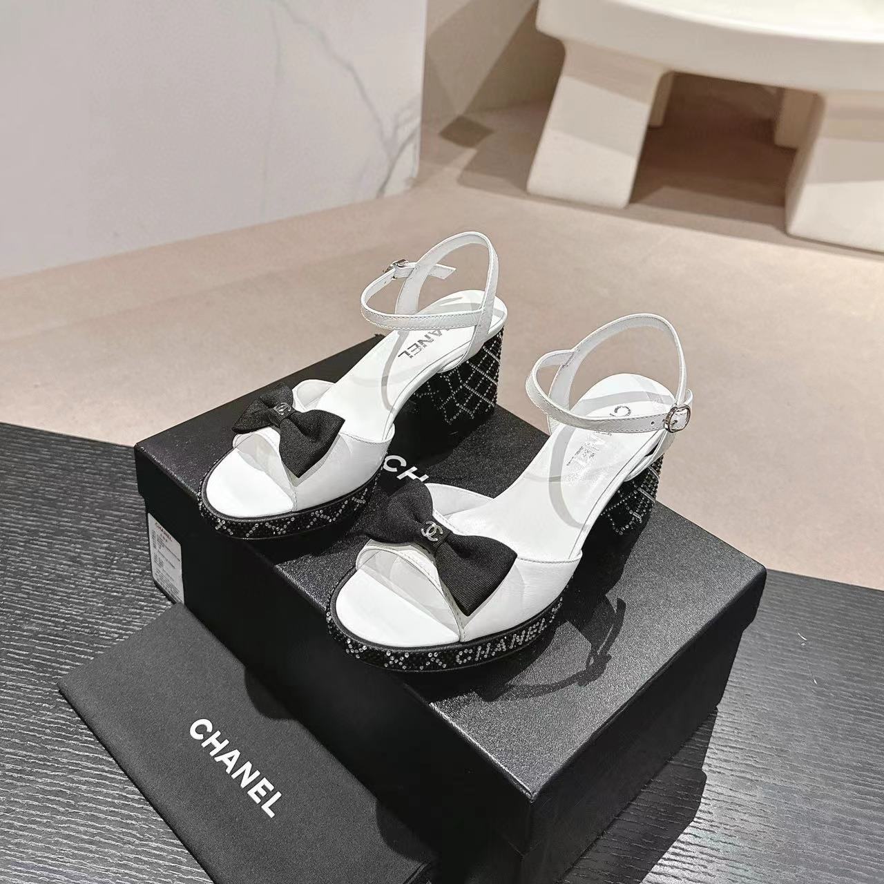 CHANE1 高品質弓ダイヤモンドハイヒール【50％割引+送料無料】