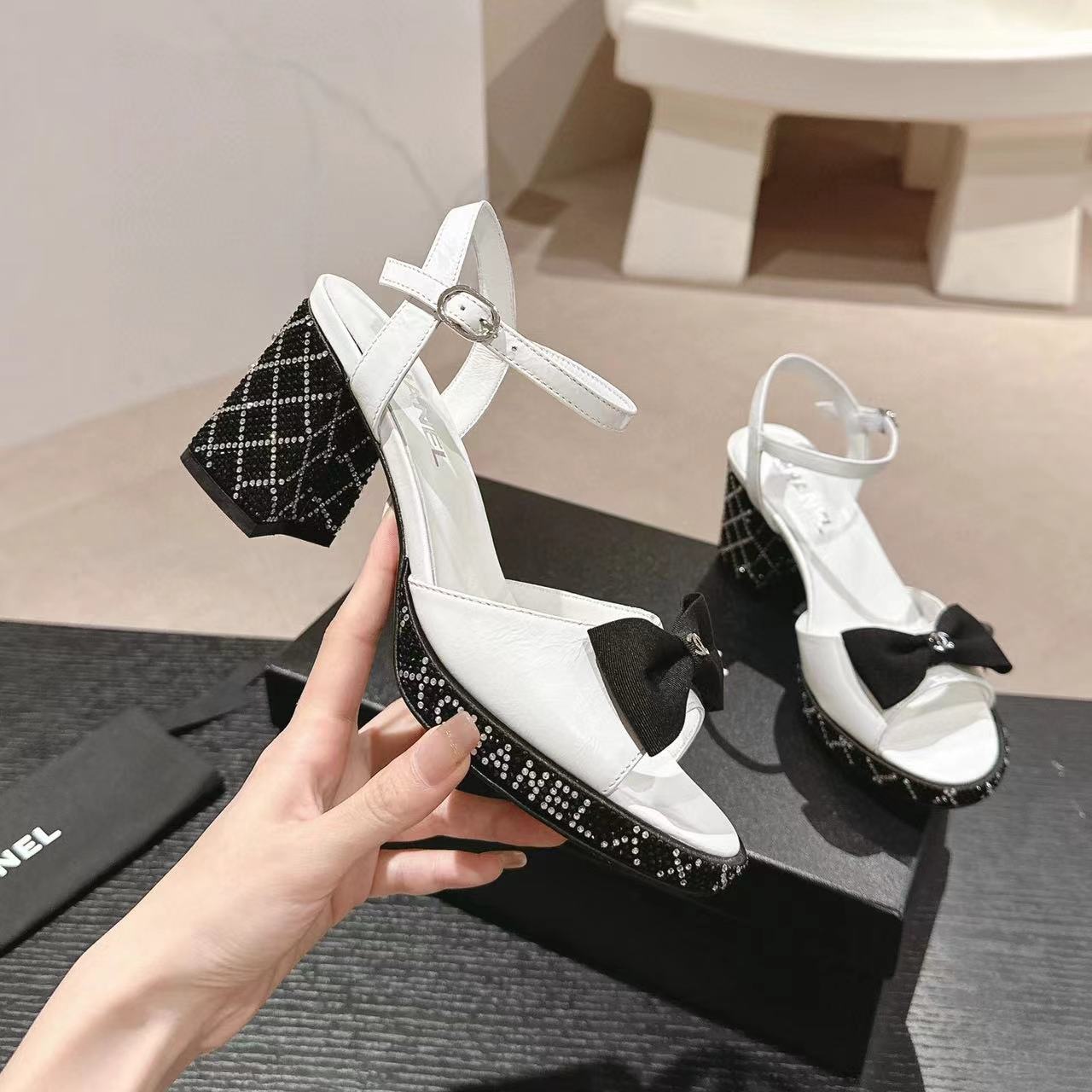 CHANE1 高品質弓ダイヤモンドハイヒール【50％割引+送料無料】