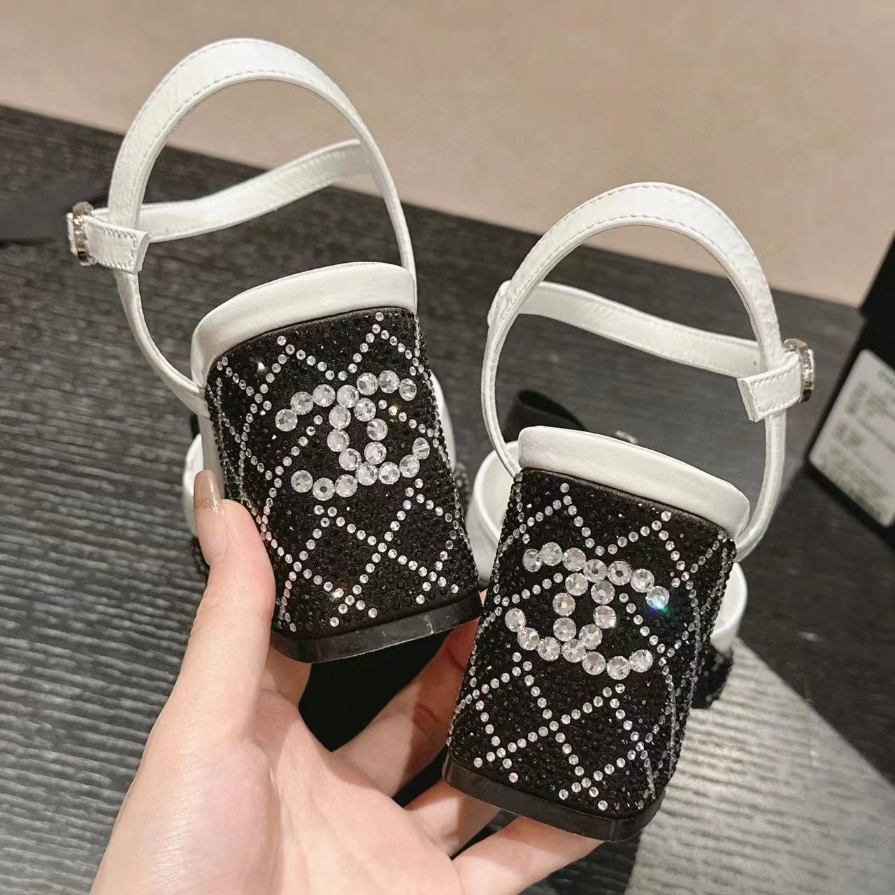 CHANE1 高品質弓ダイヤモンドハイヒール【50％割引+送料無料】