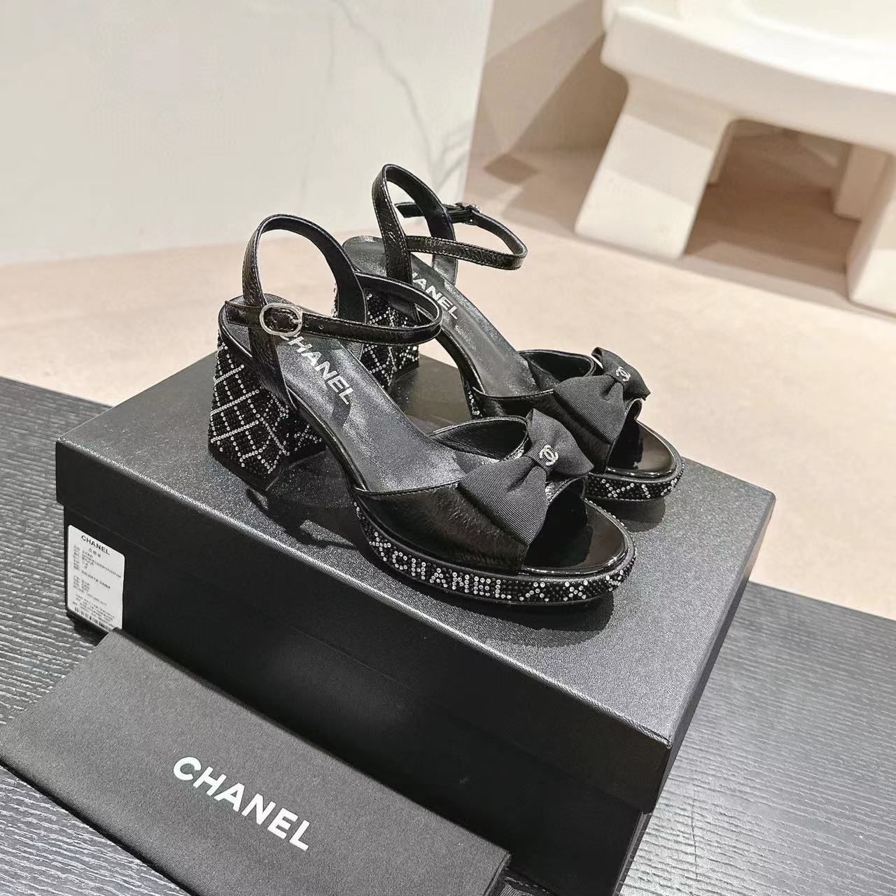 CHANE1 高品質弓ダイヤモンドハイヒール【50％割引+送料無料】