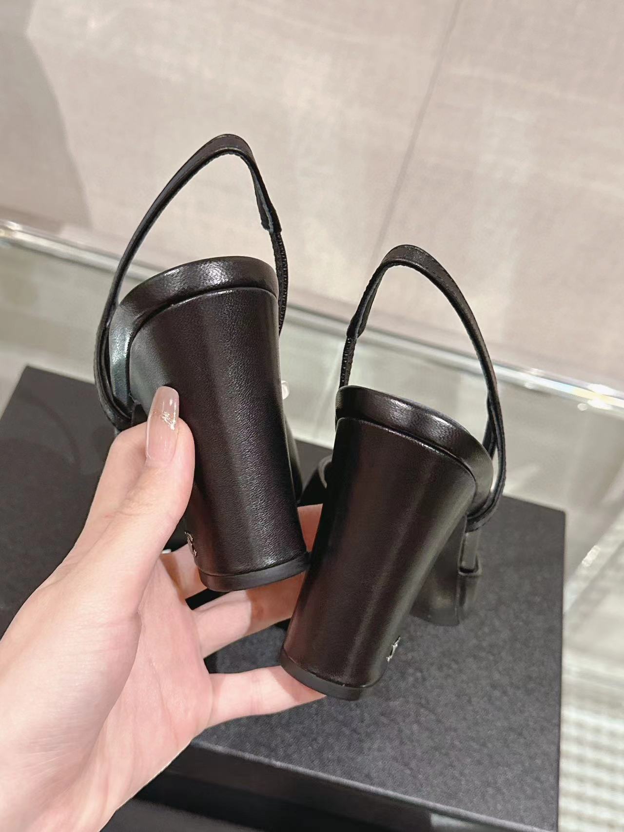 CHANE1 高品質シープスキン ハイヒール【50％割引+送料無料】