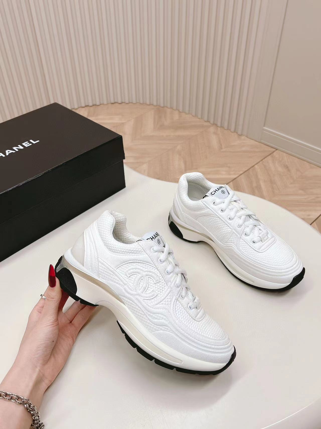 CHANE1 高品質ダブル C カジュアルスポーツシューズ【50％割引+送料無料】