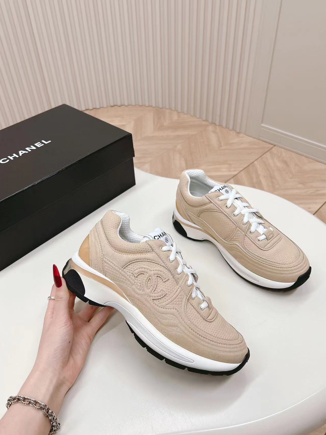 CHANE1 高品質ダブル C カジュアルスポーツシューズ【50％割引+送料無料】