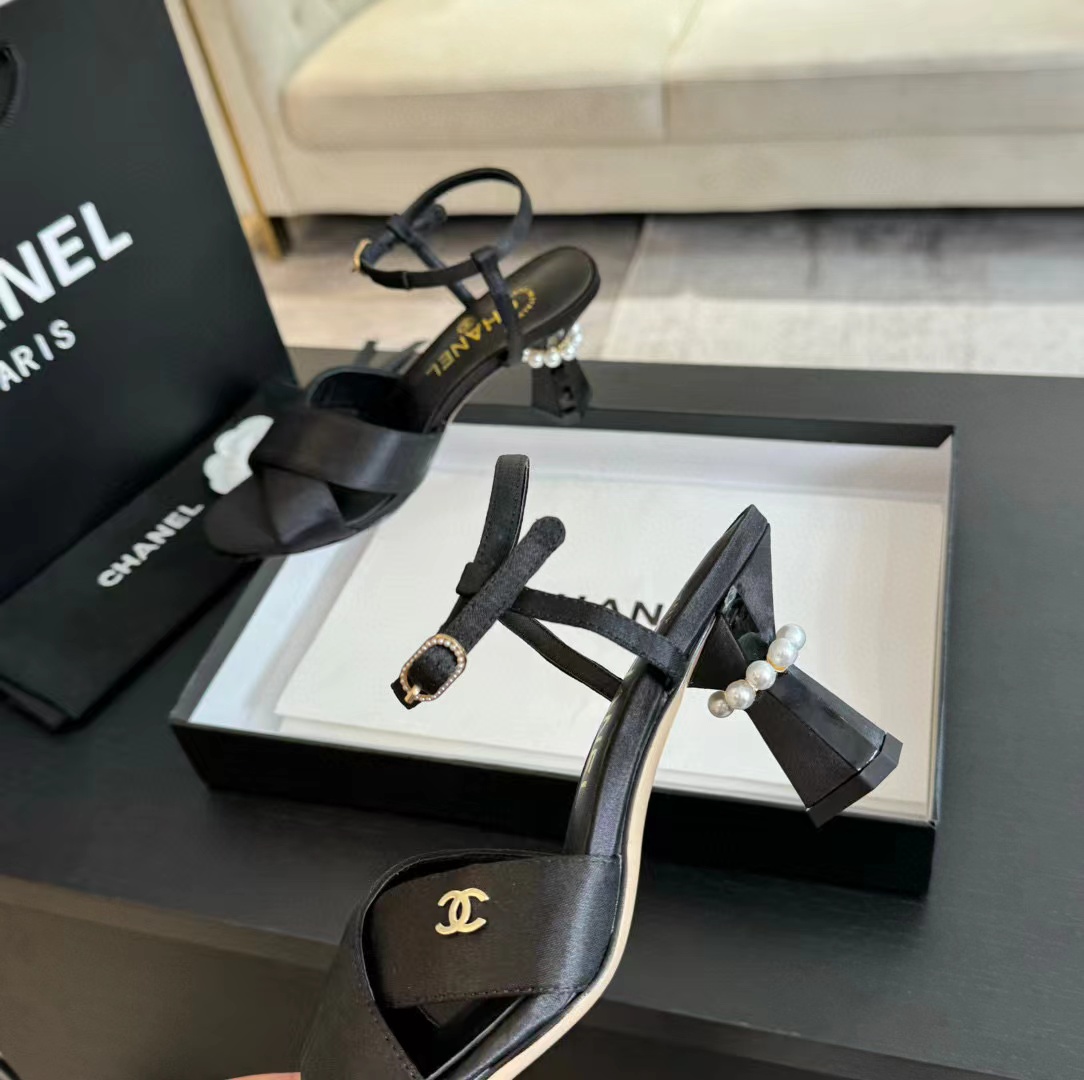 CHANE1 高品質パールハイヒール【50％割引+送料無料】