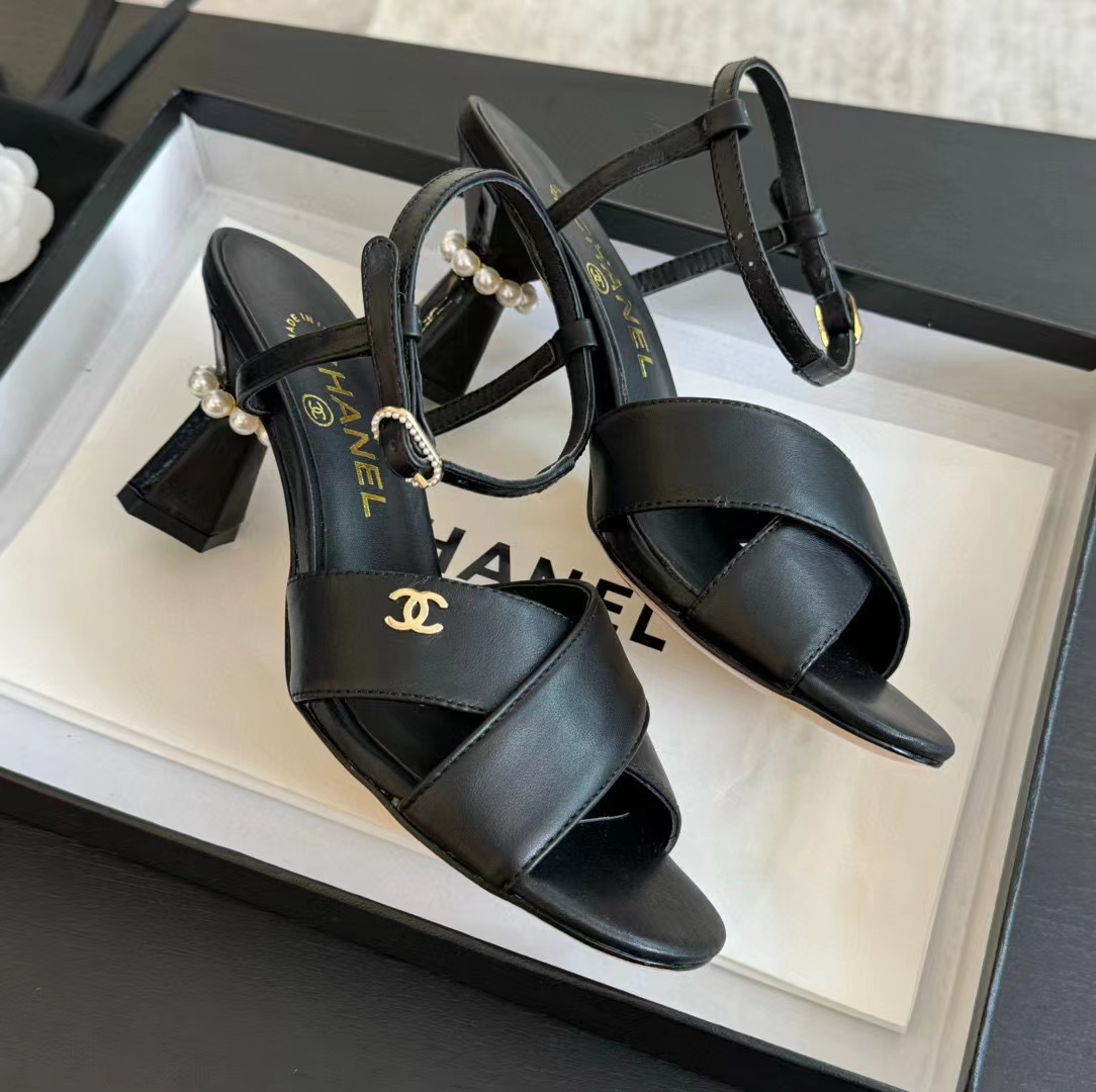 CHANE1 高品質パールハイヒール【50％割引+送料無料】