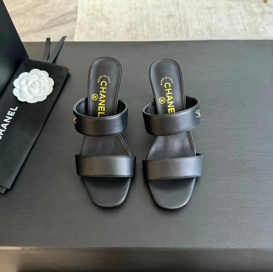 CHANE1 高品質パールハイヒールスリッパ【50％割引+送料無料】