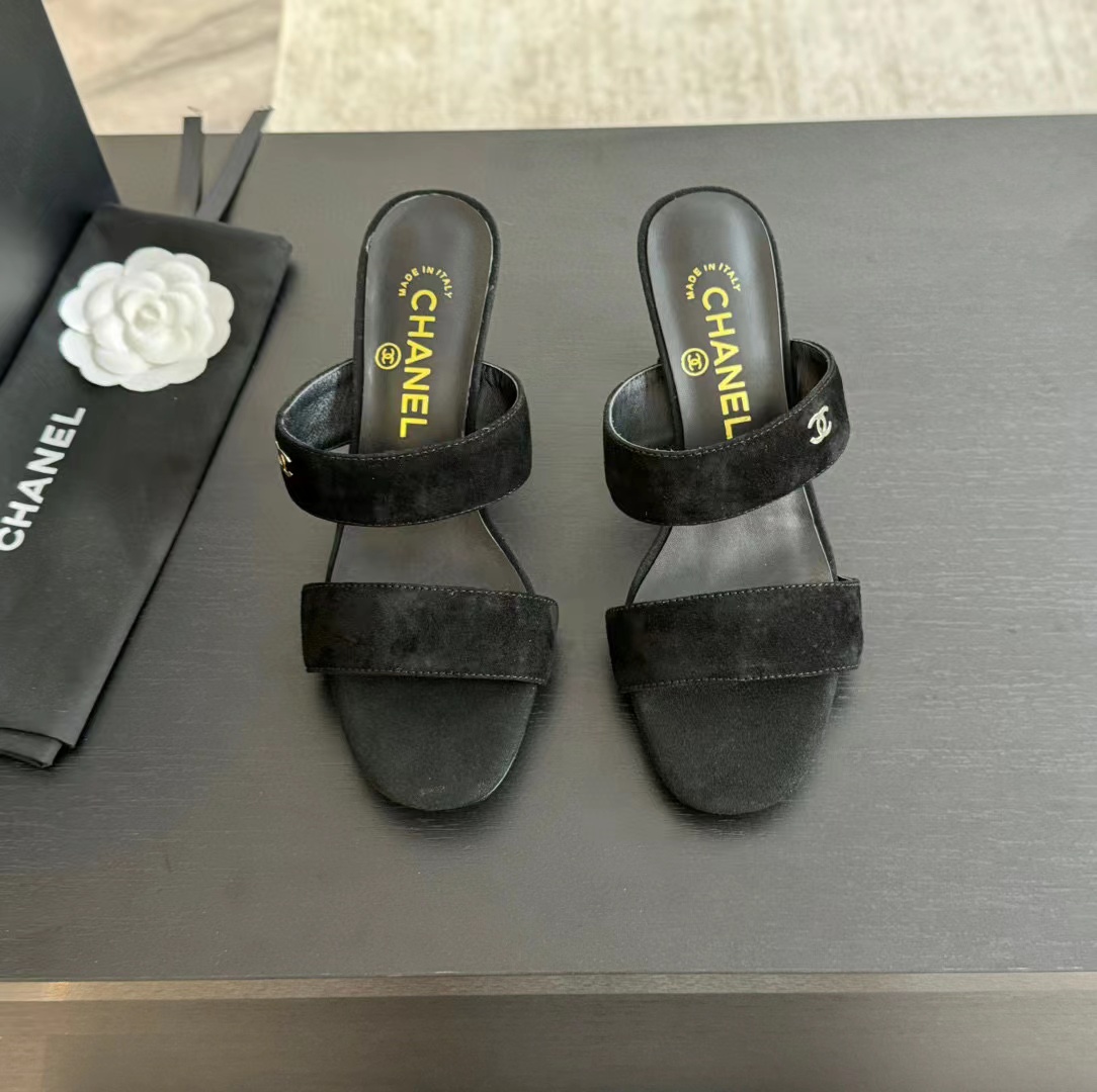 CHANE1 高品質パールハイヒールスリッパ【50％割引+送料無料】