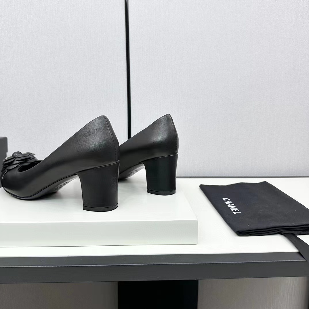 CHANE1 高品質カメリアハイヒール【50％割引+送料無料】