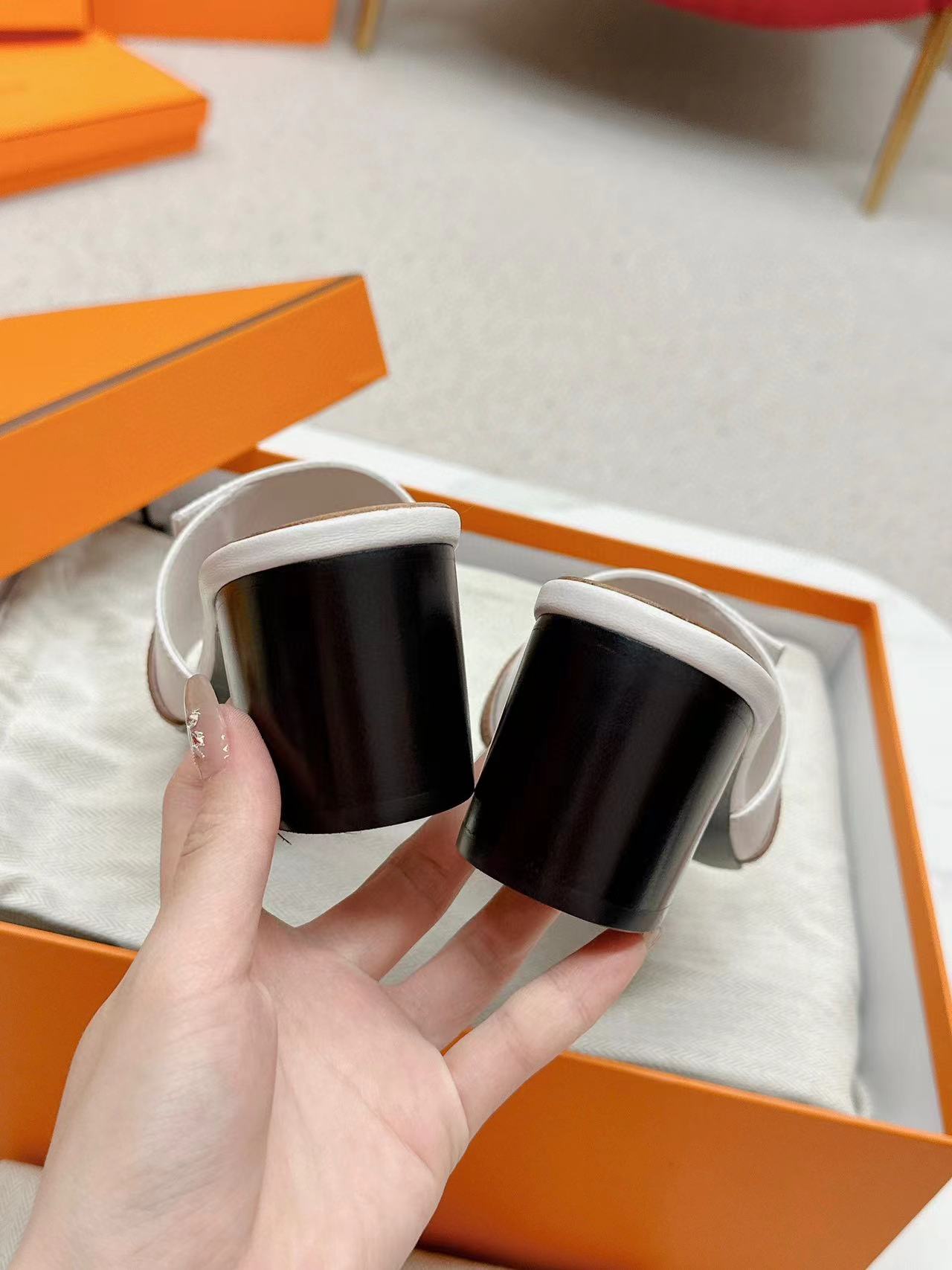 HERME5 高品質ハイヒールスリッパ【50％割引+送料無料】