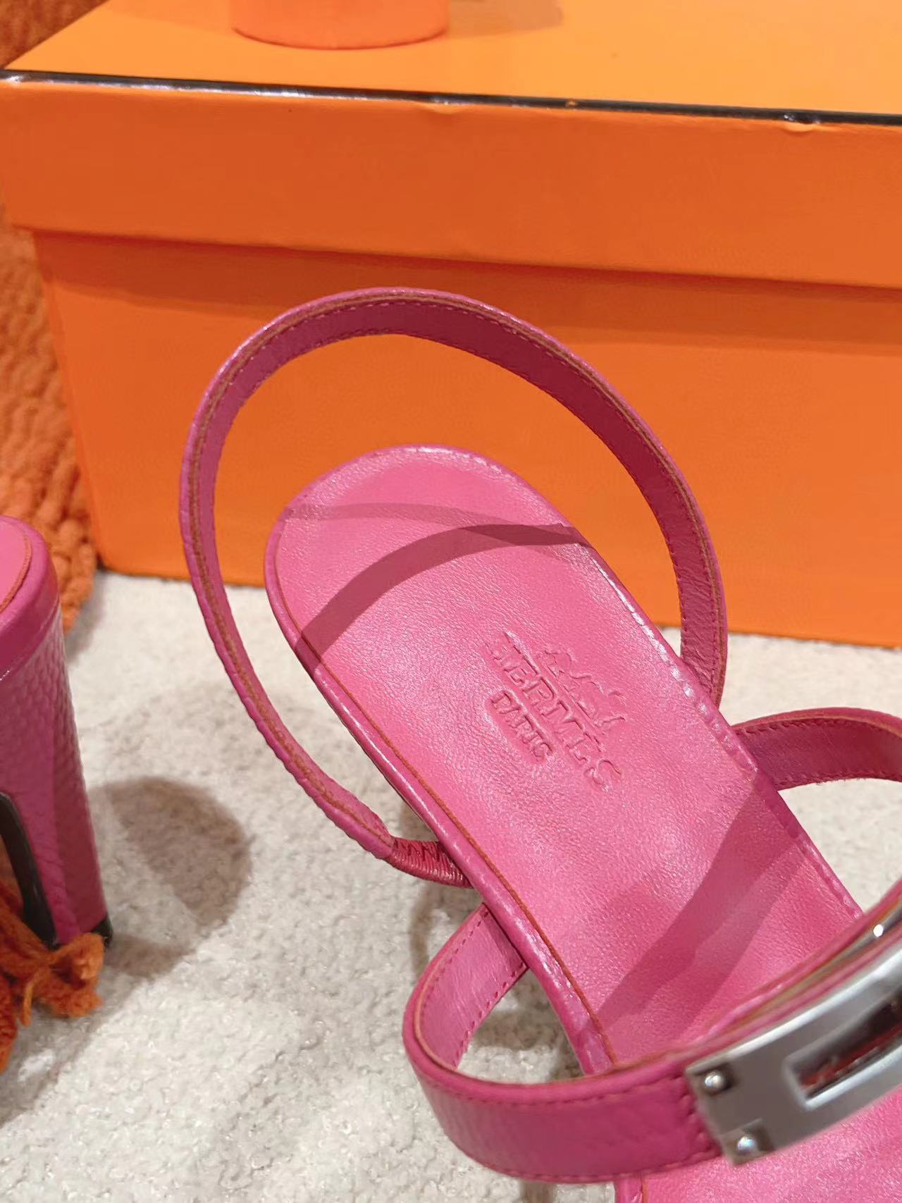 HERME5 高級リザード柄ハイヒールサンダル【50％割引+送料無料】