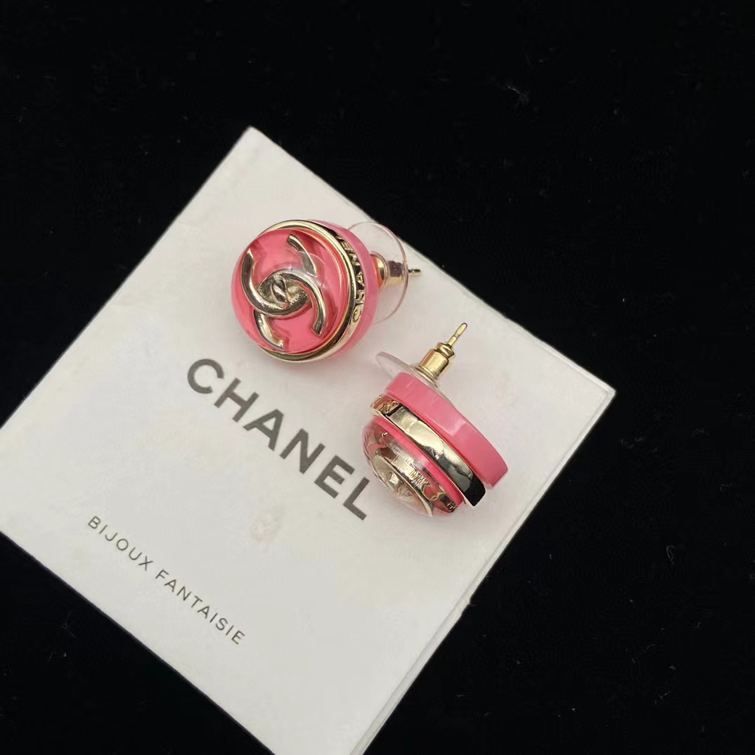 CHANE1 ダブルC シンプルピアス【50％割引+送料無料】