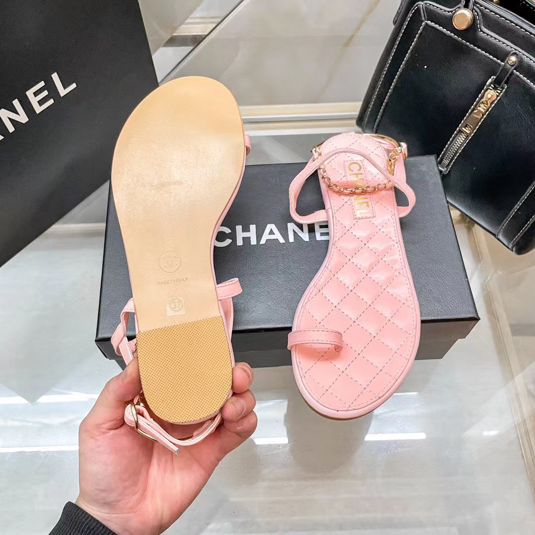 CHANE1 チェーンクリップサンダル【50％割引+送料無料】